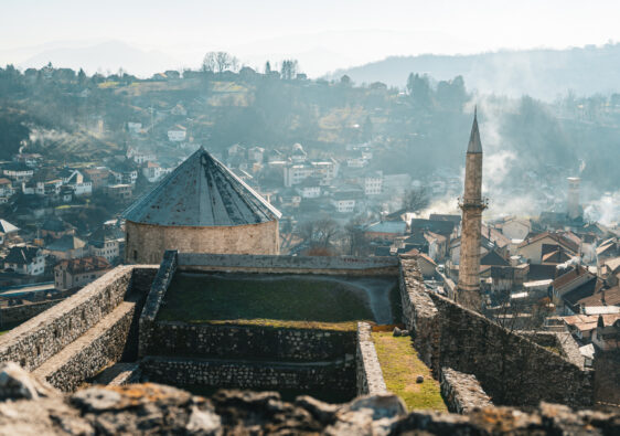 Pogled na Travnik sa tvrđave Stari grad