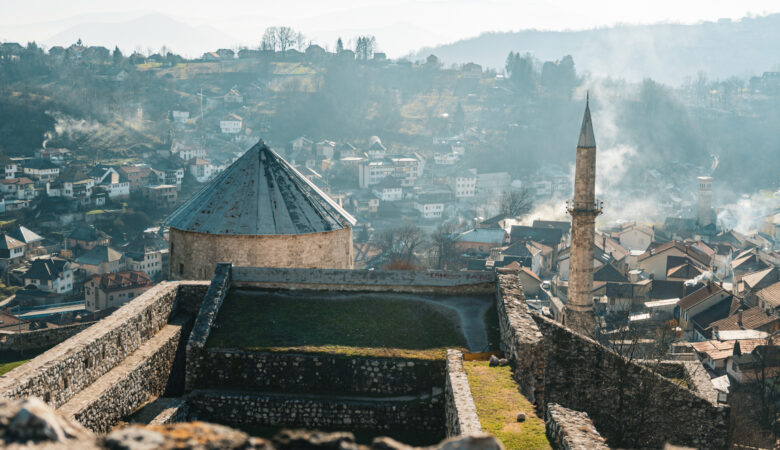 Pogled na Travnik sa tvrđave Stari grad